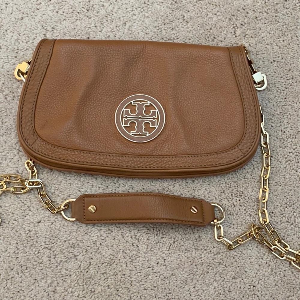Tory Burch camel crossbody